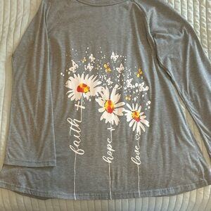 Long sleeve tunic top